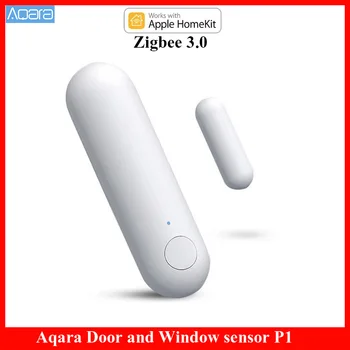 Новый Дверной Датчик Aqara P1 Zigbee 3.0 MCCGQ13LM Удаленный Просмотр Интеллектуальной Связи Устройства 