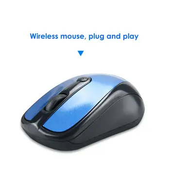 Беспроводная Мышь Aubess Gaming Эргономичная Мышь с 4 Клавишами 2,4 ГГц Mause Gamer Компьютерная Мышь Мыши Для Игр Офисные 1200 точек на дюйм WIFI Игры