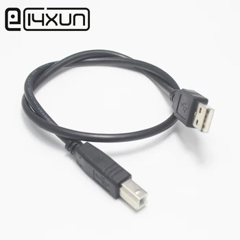 1 шт. черный полностью медный USB-кабель для печати 2.0 с экранированным принтером, кабель для передачи данных, соединительный кабель USB для печати с квадратной линией рта