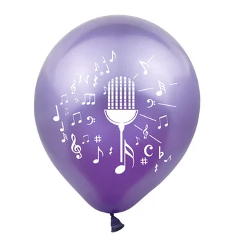 10шт Музыкальный Латексный Воздушный шар Музыкальная тематическая вечеринка Украшение Воздушный шар свадьба, день рождения украшение воздушный шар детский душ оптом