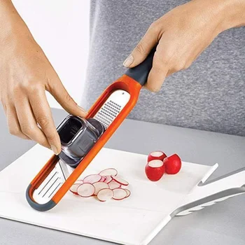 Мини-терка-слайсер для защиты рук овощерезка для резки фруктов Многофункциональная картофелечистка для резки моркови кухонные аксессуары