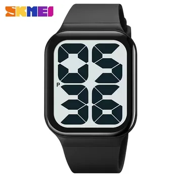 SKMEI1995 Новый будильник для любителей моделей, спортивные цифровые часы с подсветкой с подсветкой для мужчин и женщин, водонепроницаемые наручные часы с датой на 5 бар,