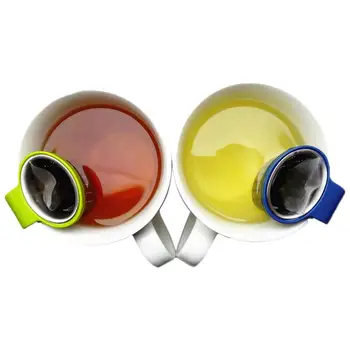 Высококачественные чайные инструменты Ситечко для чая из нержавеющей стали Цветное ситечко для чая Прямая поставка