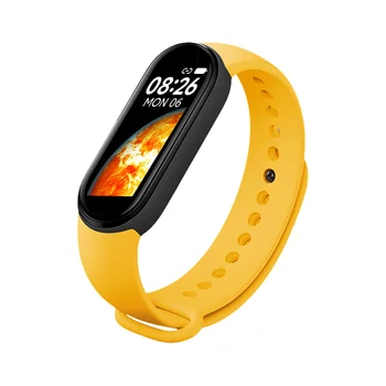2023 Kemier Original M7 Smartband, фитнес-смарт-браслет, измерение сердечного ритма, артериального давления, Водонепроницаемые смарт-часы для мужчин и женщин