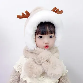 Корейский вариант осенне-зимнего детского шарфа, новый милый детский морозостойкий воротник, плюшевое тепло, милый универсальный однотонный вязаный нагрудник