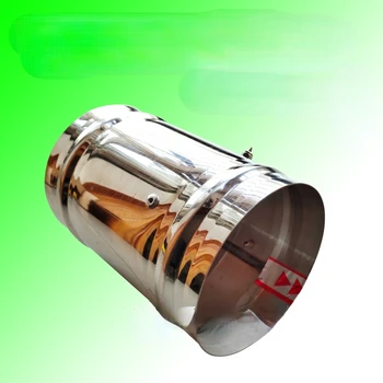 Клапан воздушной заслонки из нержавеющей стали, оцинкованная труба, обратный клапан вентиляционного канала, круглый обратный клапан
