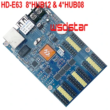 Порт Ethernet и USB HUIDU HD2020 HD-E63 1024*128 8* Плата управления одно- и двухцветными светодиодами HUB12 4 * HUB08