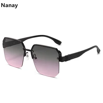 Nanay Высококачественные летние новые модные женские солнцезащитные очки для вождения на открытом воздухе с большой оправой Солнцезащитные очки