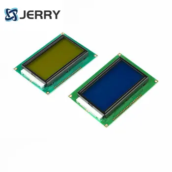 128*64 точек ЖК-модуль 5 В синий экран 12864 ЖК-дисплей с подсветкой ST7920 Параллельный порт LCD12864 для arduino