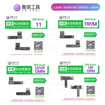 Ремонт аккумулятора Luban L3 Mini Замена гибкого кабеля для iPhone с 11 до 13 часов Изменение эффективности и ремонт телефона со здоровой емкостью