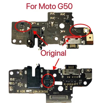 Оригинальная Плата Зарядного Устройства Flex Для Moto G50 Разъем USB-порта Док-станция Для Зарядки Гибкого Кабеля