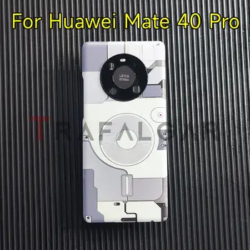 Пластиковая задняя крышка для Huawei Mate 40 Pro, задняя крышка батарейного отсека, чехол для замены объектива камеры NOH-NX9