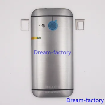 30ШТ Задняя Крышка Батарейного Отсека Лоток Для SIM-Карт Micro SD Лоток Для Карт Корпус Чехол для HTC One Mini 2 M8 Mini С Боковыми Кнопками