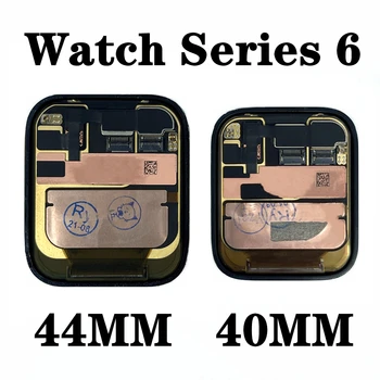 Оригинальный ЖК-дисплей для Apple Watch Series 6 40 мм 44 мм 40 ММ 44 мм ЖК-экран для оцифровки дисплея в сборе Замена оригинального