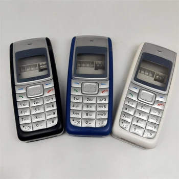 Задняя крышка с полным корпусом для Nokia 1110 1112, крышка батарейного отсека, задняя крышка, Средняя рамка, кнопка английской клавиатуры