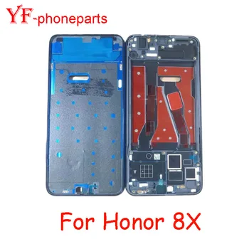 Высококачественная Средняя рамка для Huawei Honor 8X Передняя рамка Задняя крышка Крышка батарейного отсека Рамка корпуса Запасные части