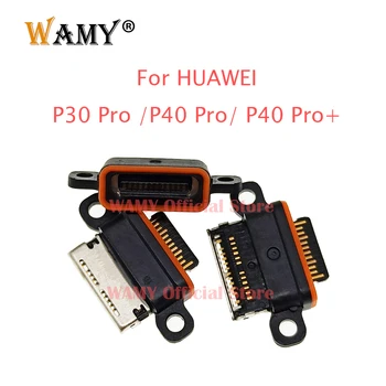 5-10 шт./лот Оригинальный Разъем USB-док-станции Для зарядки, Разъем Зарядного устройства, Порт Для HUAWEI P30 Pro/P40 Pro/P40 Pro + Разъем Type C