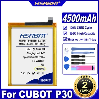 Аккумулятор HSABAT P30 емкостью 4500 мАч для аккумуляторов CUBOT P30