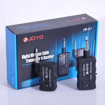 JOYO JW-01 Перезаряжаемая Беспроводная Аудиосистема 2.4G Цифровой Передатчик для бас-гитары JOYO wireless sender and receiver