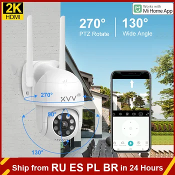 1296P Smart P1 Наружная Камера с Поворотом на 270 ° PTZ Wifi Веб-Камера С Гуманоидным Обнаружением Водонепроницаемого Видеонаблюдения Для Xiaomi Mi Home
