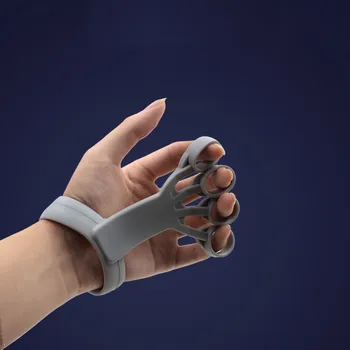 1шт Силиконовый ручной захват для упражнений на палец, укрепитель для рук, тренажер для реабилитации, тренажер для мышц