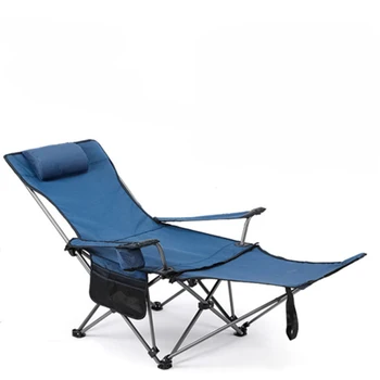Складной переносной сетчатый стул для кемпинга со съемной подставкой для ног, шезлонг для пляжа, шезлонг для патио, шезлонг для бассейна