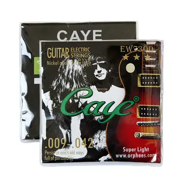 Электрический шнур, Шестигранные гитарные струны из углеродистой стали, Orphee Caye EW 7300 9-42 Для 6-струнных Аксессуаров для инструментов