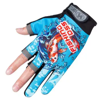 Носимые перчатки с тремя пальцами, Рыбацкие перчатки, перчатки для рыбалки на открытом воздухе, мужские Женские перчатки, велосипедные перчатки на открытом воздухе, широко используемые