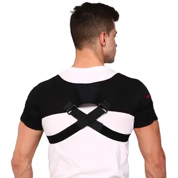 Двойной плечевой бандаж Регулируемый спортивный плечевой ремень Двойной протектор