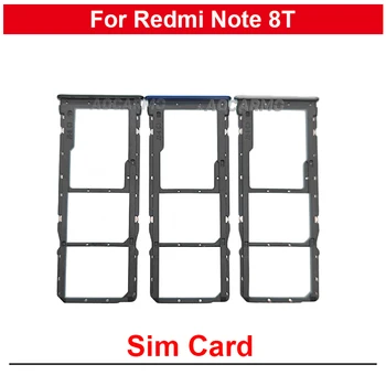 Серая Сине-Белая Sim-Карта Для Redmi Note 8T Держатель Лотка Для Sim-карты Разъем Для Ремонта Запасных Частей