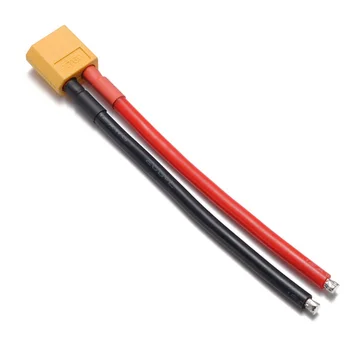 Внутренняя проводка тачки, желтая XT60, красная Т-образная головка, черная клеммная линия, клеммный кабель электромобилей