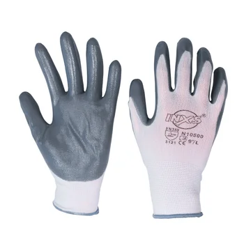 Маслостойкие износостойкие рабочие перчатки, водонепроницаемые нитриловые рабочие перчатки, защитные рабочие перчатки, водонепроницаемые