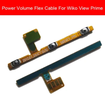 Гибкий кабель питания и громкости для Wiko View Prime Power Боковая кнопка переключения регулировки громкости Кнопка управления увеличением Замена гибкого кабеля