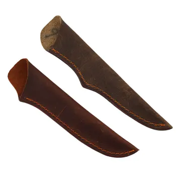 Универсальные ножны для длинного ножа первого слоя из воловьей кожи, ножи для брюк, кожаные ножны для ножей, набор ножей для обвалки раковин