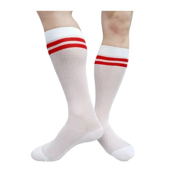 Однотонные сетчатые мужские носки для костюма, прозрачные мужские носки-чулки, сексуальное женское белье в деловом стиле, дышащие носки
