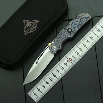 Кевин Джон, Высококачественный Новый Складной нож Tilock M390, Лезвие, Титановая ручка, Карманные ножи EDC для выживания на природе, охоты, кемпинга