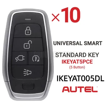 10X Универсальный смарт-ключ Autel iKey Стандартный 5-кнопочный IKEYAT5PCE IKEYAT005DL