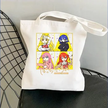 Хозяйственная сумка Bocchi the Rock Manga Ryo recycle bag сумка-тоут хлопчатобумажная многоразовая джутовая сумка bag boodschappentas bolsa compra ткань