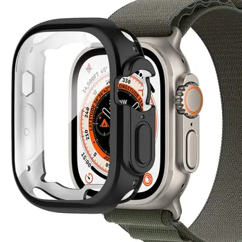 Мягкий чехол из ТПУ для Apple Watch Ultra 49 мм, защитная пленка от царапин, противоударный корпус, защитный чехол iWatch Ultra case 49 мм
