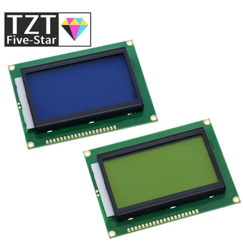 128 *64 точек ЖК-модуль 5 В синий экран 12864 ЖК-дисплей с подсветкой ST7920 параллельный порт LCD12864 для arduino