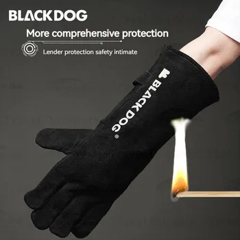 Naturehike BLACKDOG Изолированная перчатка для рук, варежка, черная рукавица, рукавица для наружного костра, кемпинга, барбекю, противопожарной защиты от костра